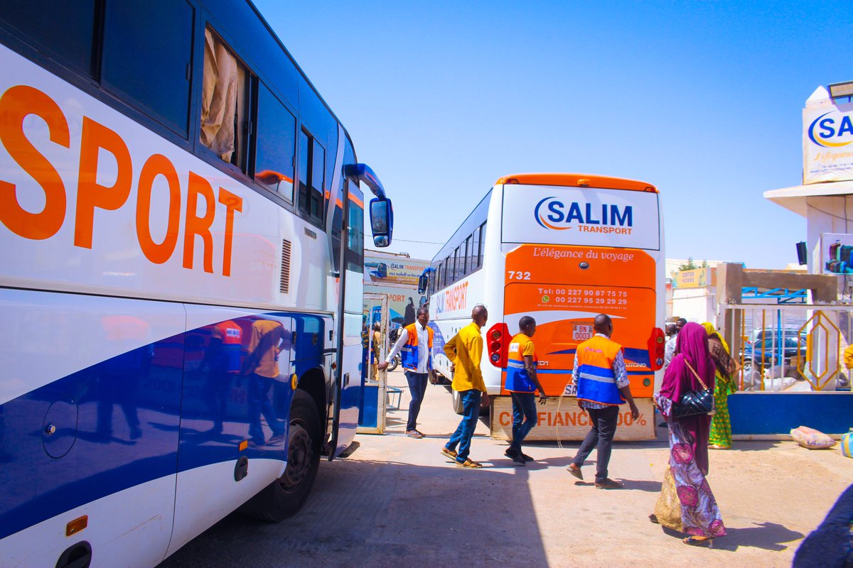 Machallah 🤩 la ponctualité c'est chez SalimTransport
Il est midi 12h l'heure d'arrivée des bus express ayant quitté Niamey à 4h avec un accueil chaleureux de la part de nos agents depuis Maradi.
L'élégance du voyage vous souhaite un excellent début de semaine 🤩