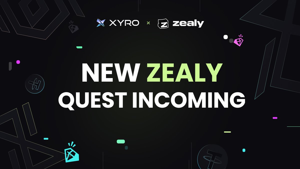 xyro_io's tweet photo. 🌟 Attention Xyroes! 🌟 

Get ready for an epic quest campaign on Zealy, packed with decent rewards! 🔮

1️⃣ Daily Delights: 10 new quests and quizzes every day - your chance to win rewards!

2️⃣ Dive into Twitter Adventures: Engage with our Twitter tasks for big wins!

3️⃣ Stay tuned for exclusive tasks with https://t.co/t5aUX8CMMH partners released in one week!

4️⃣  Rewards Galore: Claim your place on the leaderboard and win big!

Are you ready, Xyroes? Let's make magic happen! 👾

⚡️ Zealy link: https://t.co/6mkZ2hwcAq