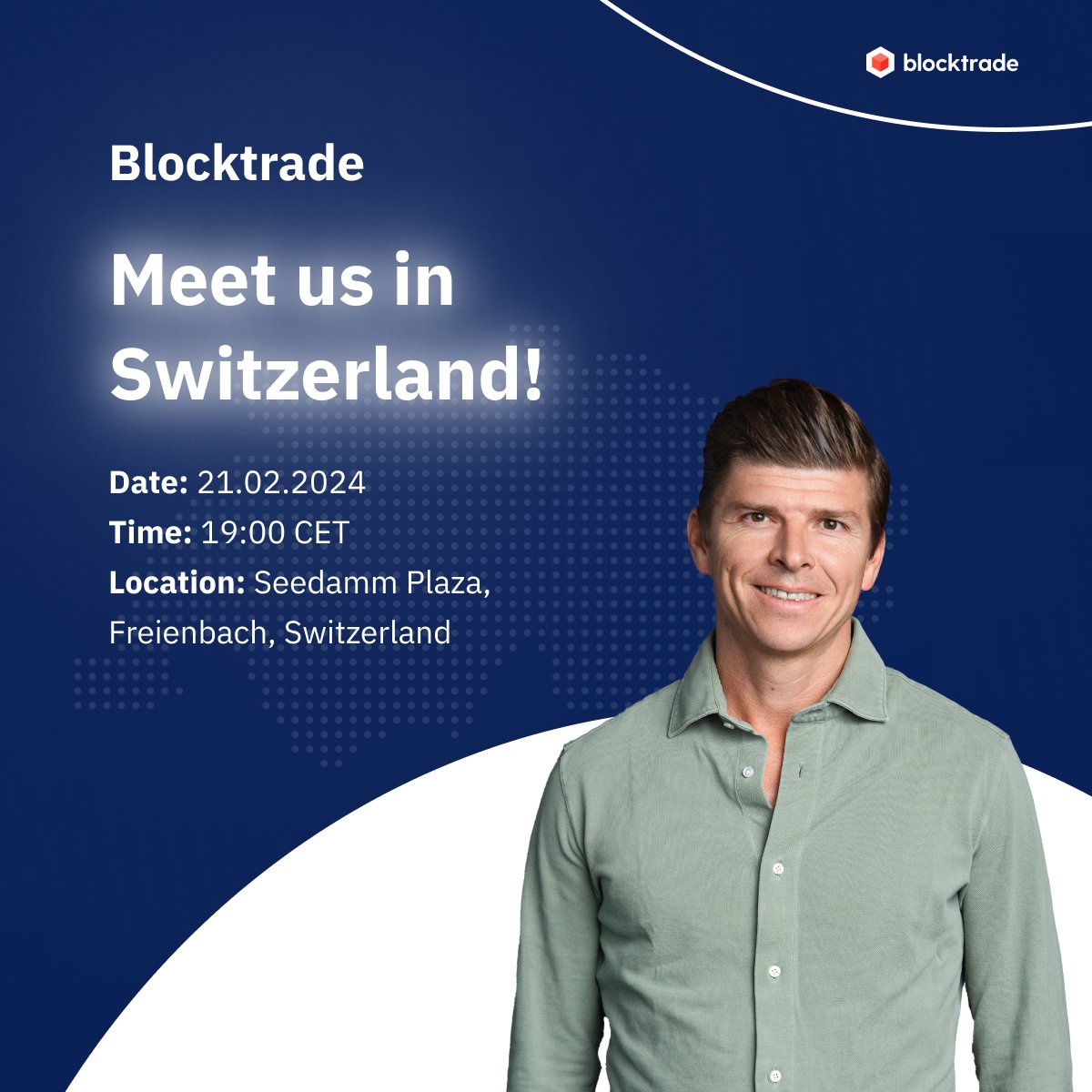 Ready to meet us in #Switzerland? On 21st of February, we expect to see you at Seedamm Plaza, Freienbach at 7pm local time! Get your ticket: ➡️ eventfrog.ch/de/p/diverses/… See you there! 😏