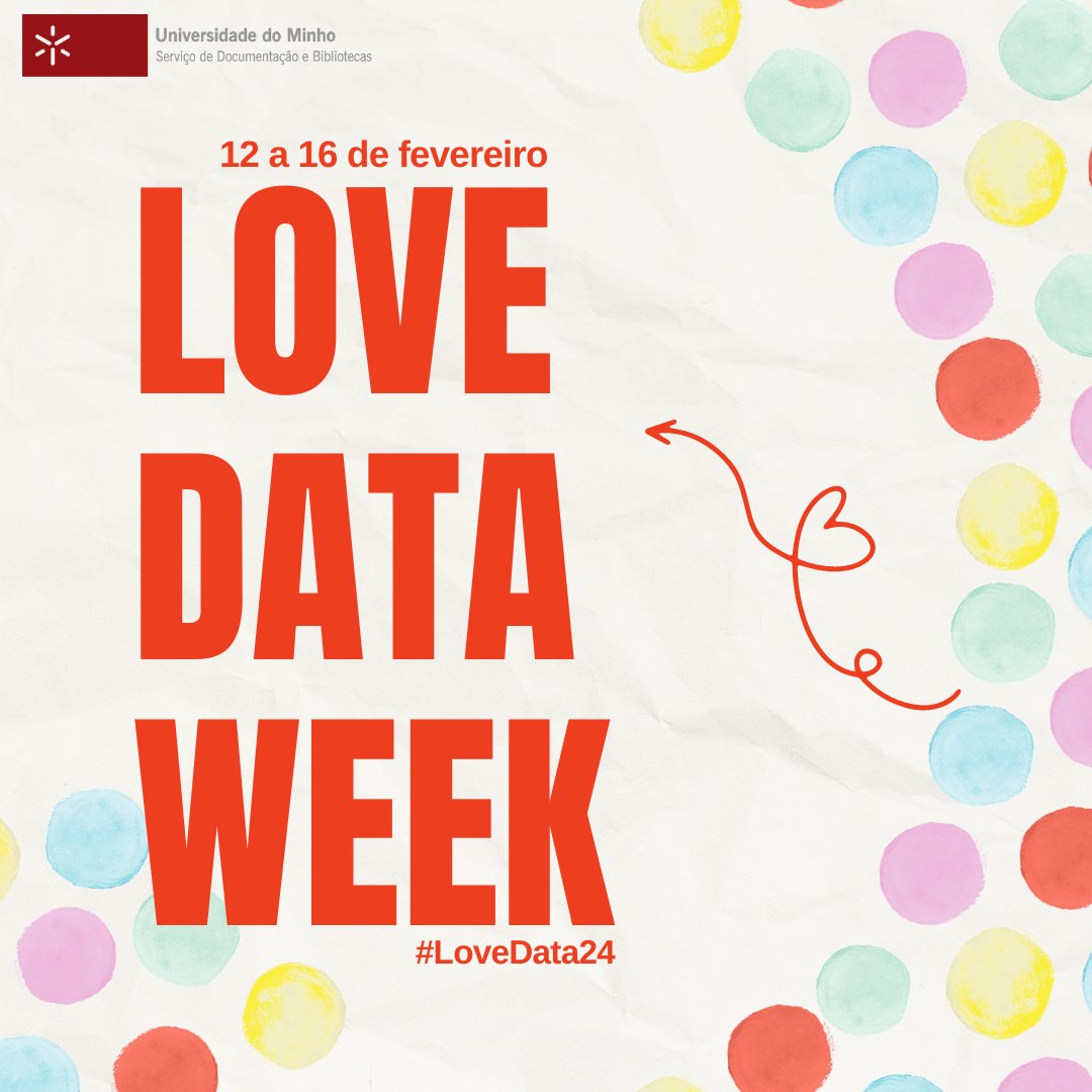 bibliotecasUM's tweet photo. 📊💖 Esta semana, celebramos a #LoveData24 - de 12 a 16 de fevereiro - e destacamos a importância dos dados e o seu impacto na comunidade científica e na sociedade em geral.
#LoveData24 #LoveDataWeek #lovedata #UMinho #GDI #OpenDMP #Dataverse #DataRepositoriUM
@lovedataweek https://t.co/7rD2N7D5nY