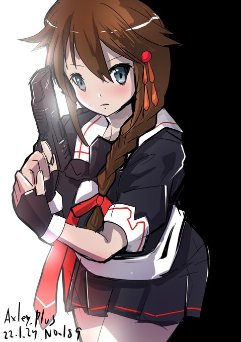 #このタグを見た人は黙って銃を持ったキャラを貼れ 
時雨 x Sig Sauer 