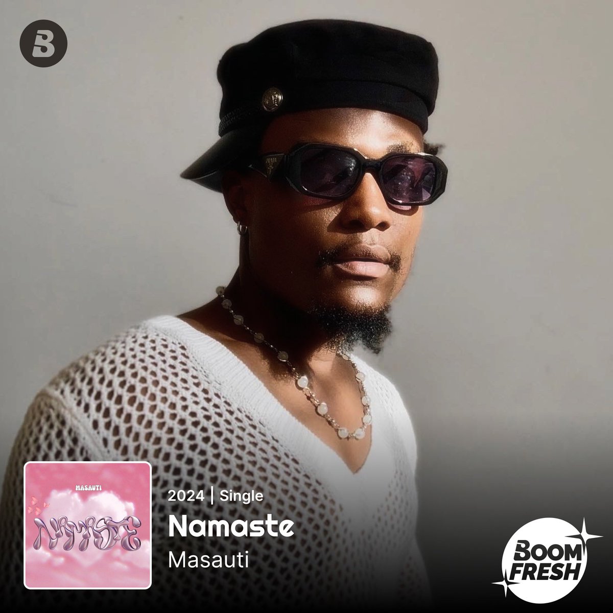 🚨 New Music Monday 🚨 
Singer-songwriter, <a href="/OfficialMasauti/">Masauti</a> delivers a timely love message ahead of Valentine's Day 🎶🔥🔥

Listen to 'Namaste' out now on Boomplayl!
Link ▶️ Boom.lnk.to/MasautiNamaste

#Boomplay #HomeOfMusic #MusicForYou #Masauti #Namaste #PlayKE