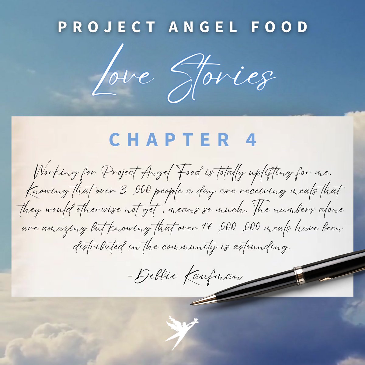 Chapter 4 of our Love Stories highlights the joy that is felt throughout the #ProjectAngelFood community. This Valentine’s Day, we invite you to be someone’s Valentine! Join us in spreading love and nourishment. Visit angelfood.org/feb24 to learn more. #ValentinesDay