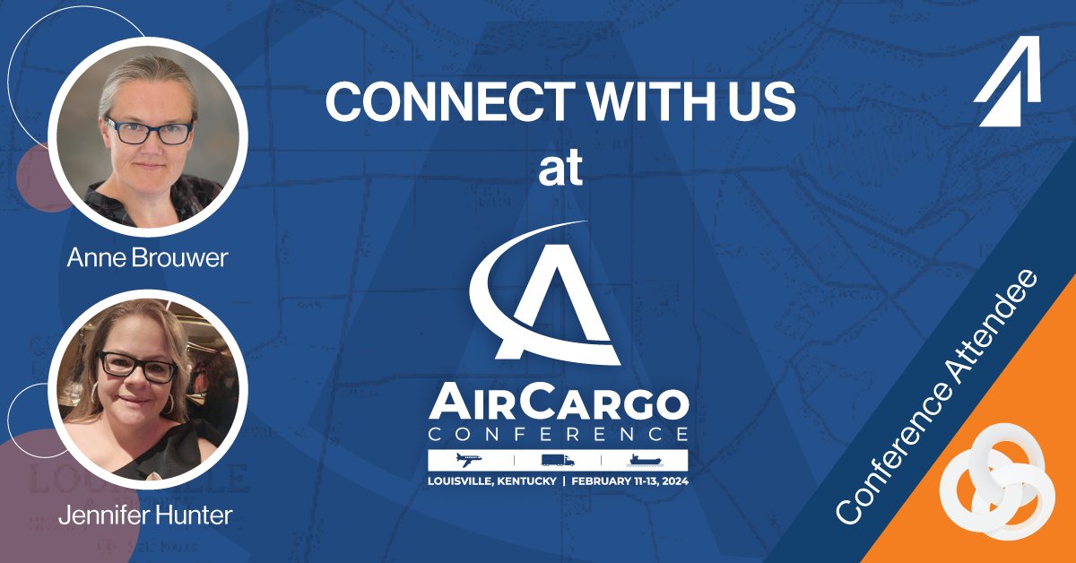 ProTrans3PL's tweet image. Connect with us at the AirCargo Conference in Louisville, KY today and tomorrow. Anne Brouwer, Director of Operations - Expedites and Jennifer Hunter, Air Export and US Expedite Manager, are in attendance to represent #ProTrans and our global forwarding division, TOC Logistics.