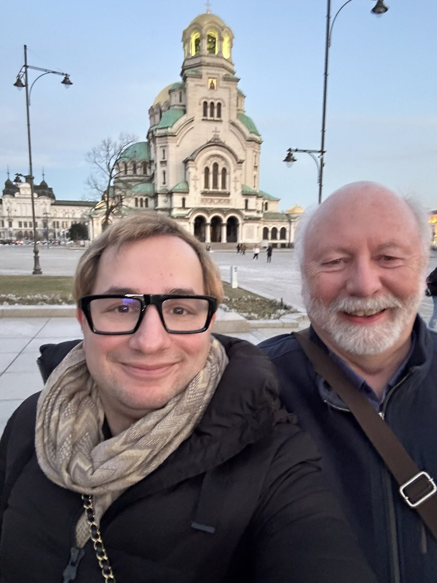 Kaveoghan's tweet photo. Wonderful visit with P, lots of delicious food, craft galleries, and some sight seeing, along with great company with friends over in Sofia! https://t.co/5bIxfdjw10