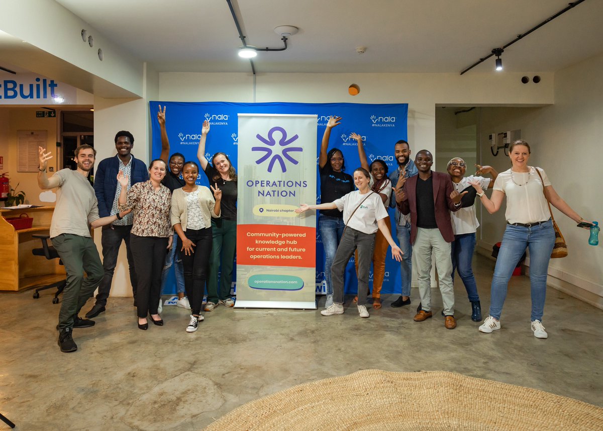 NALAmoney's tweet photo. Last week, we hosted @opsntn ‘s meet-up, the Nairobi chapter, and it was nothing but successful.
Meaningful conversations were had, connections were made, and the community grew even stronger. Watch this space as we collectively #BuildOurAfrica
#1PercentBuilt #OperationsNation #OperationsNationNairobiChapter #NALAKenya