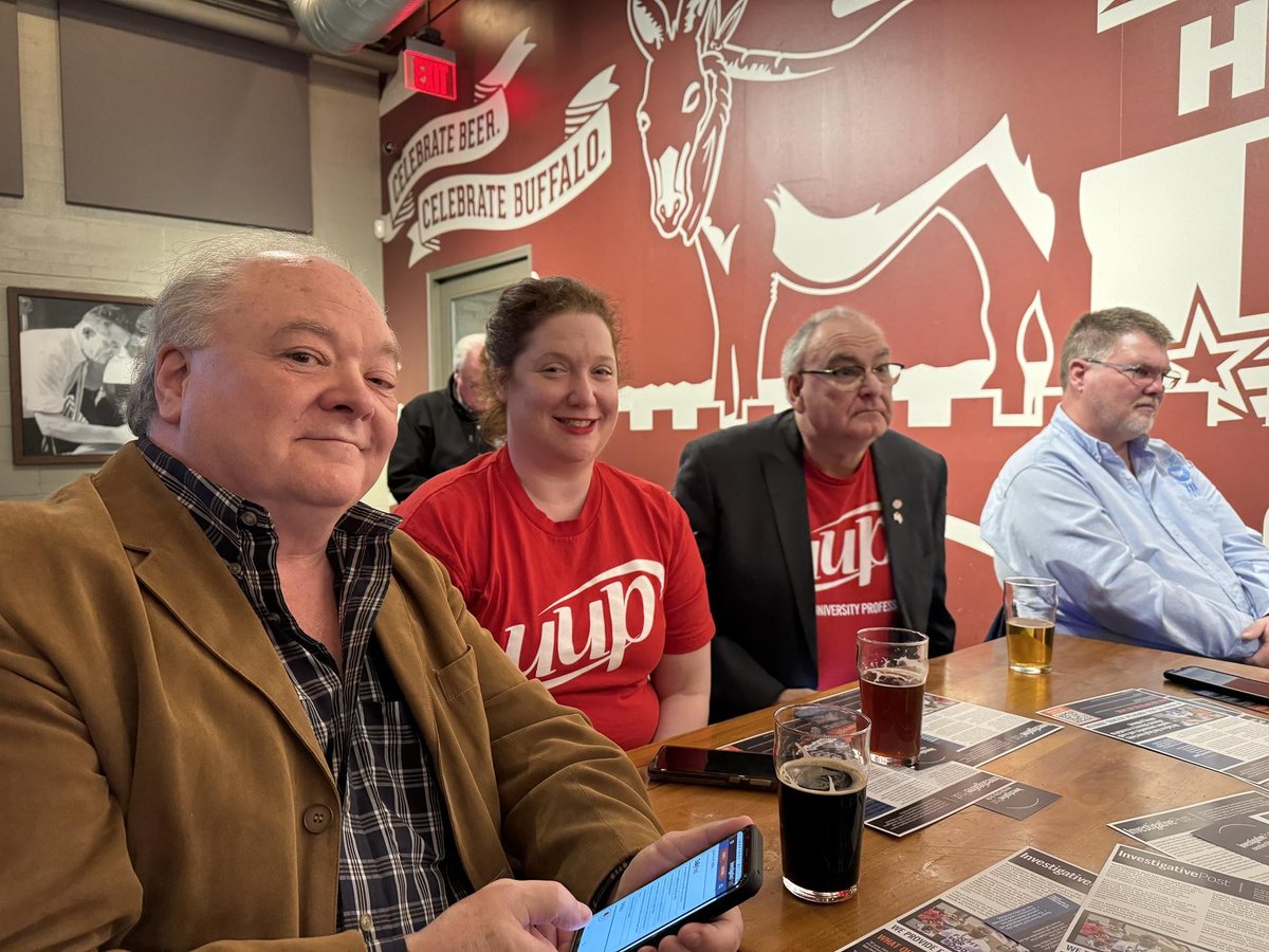 Officers from WNY #UUP Chapters (#uupbuffalocenter, Buffalo HSC, and Fredonia) participated in a panel discussion in Buffalo on Organized Labor: opportunities and Challenges sponsored by the Investigative Post.