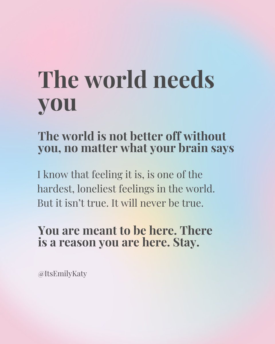 No matter the mistakes you have made or the decisions you wish you hadn’t…there is always hope. Even when your brain tells you there isn’t. We are a hundred different versions of ourselves in our lifetime, and we cannot begin to imagine what the future might hold.