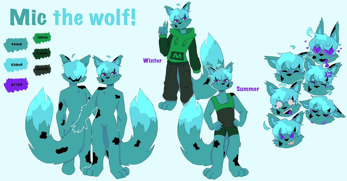 SplatMic's tweet image. Forgot to post this last night since it was really late, but I got my new ref sheet by @Lagim_ so now if anyone wants to draw me here's the ref.