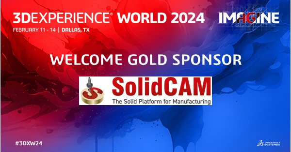 SOLIDWORKS's tweet photo. Welcome #SolidCAM to 3DEXPERIENCE World. Get maximum productivity from your CNCs with #iMachining, and the best Mill-Turn &amp; Swiss #CNC support with full simulation/verification for all operations. Visit SolidCAM booth 1000 at #3DXW24 to meet their team! https://t.co/PGPzun7tkB