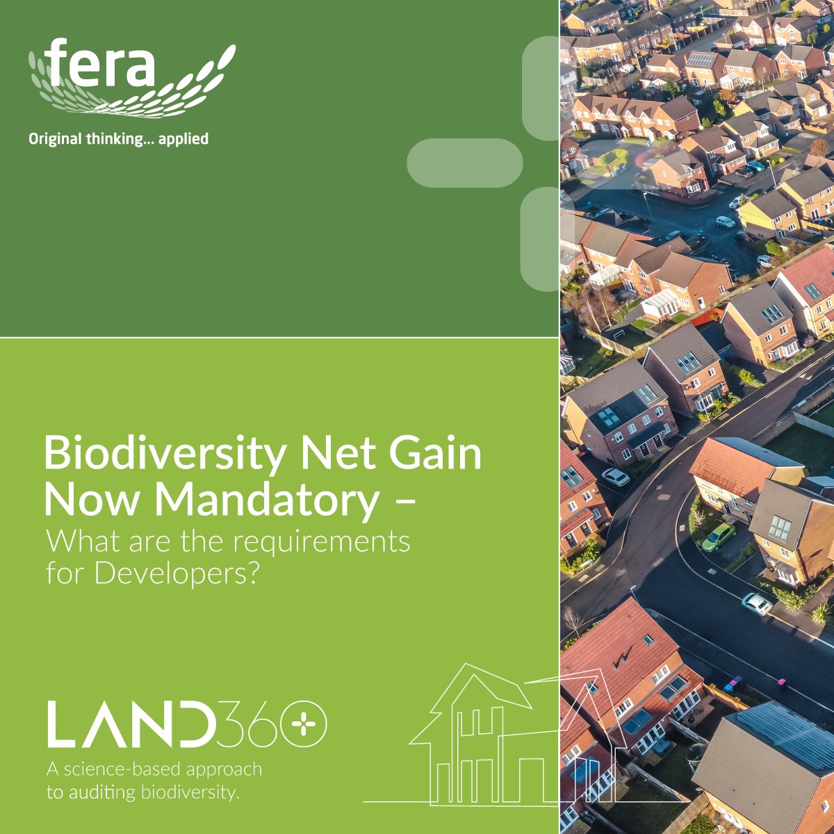 Biodiversity net gain becomes mandatory 🌿 From today, all major developments must achieve a 10% Biodiversity Net Gain. Read about what this might mean for you: hubs.ly/Q02kGhpX0 #LAND360 #BNG #SustainableDevelopment #BiodiversityInConstruction