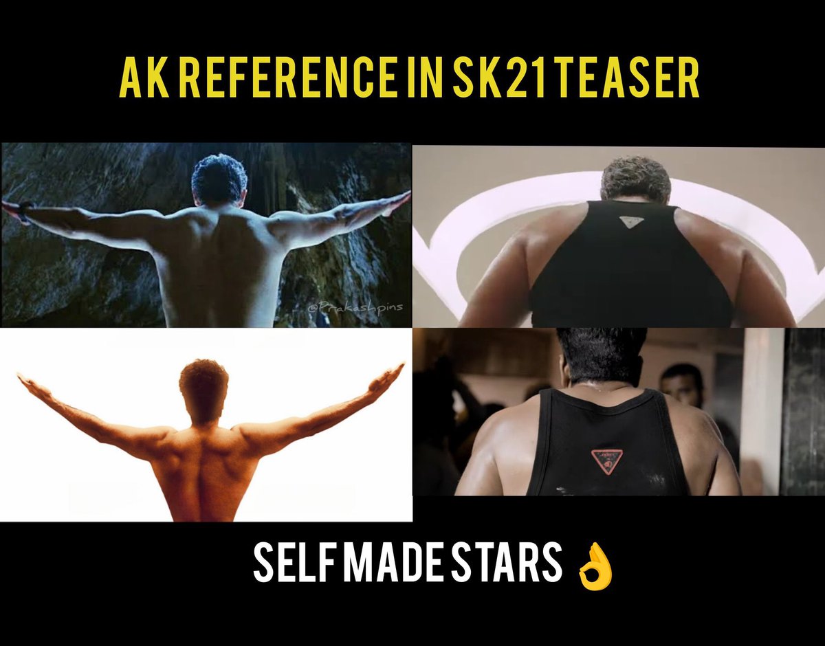 iamrahman_offl's tweet photo. Self Made Stars ✨💥  #Ak &amp; #SK 

#AjithKumar #Sivakarthikeyan https://t.co/oG78hIg1QD