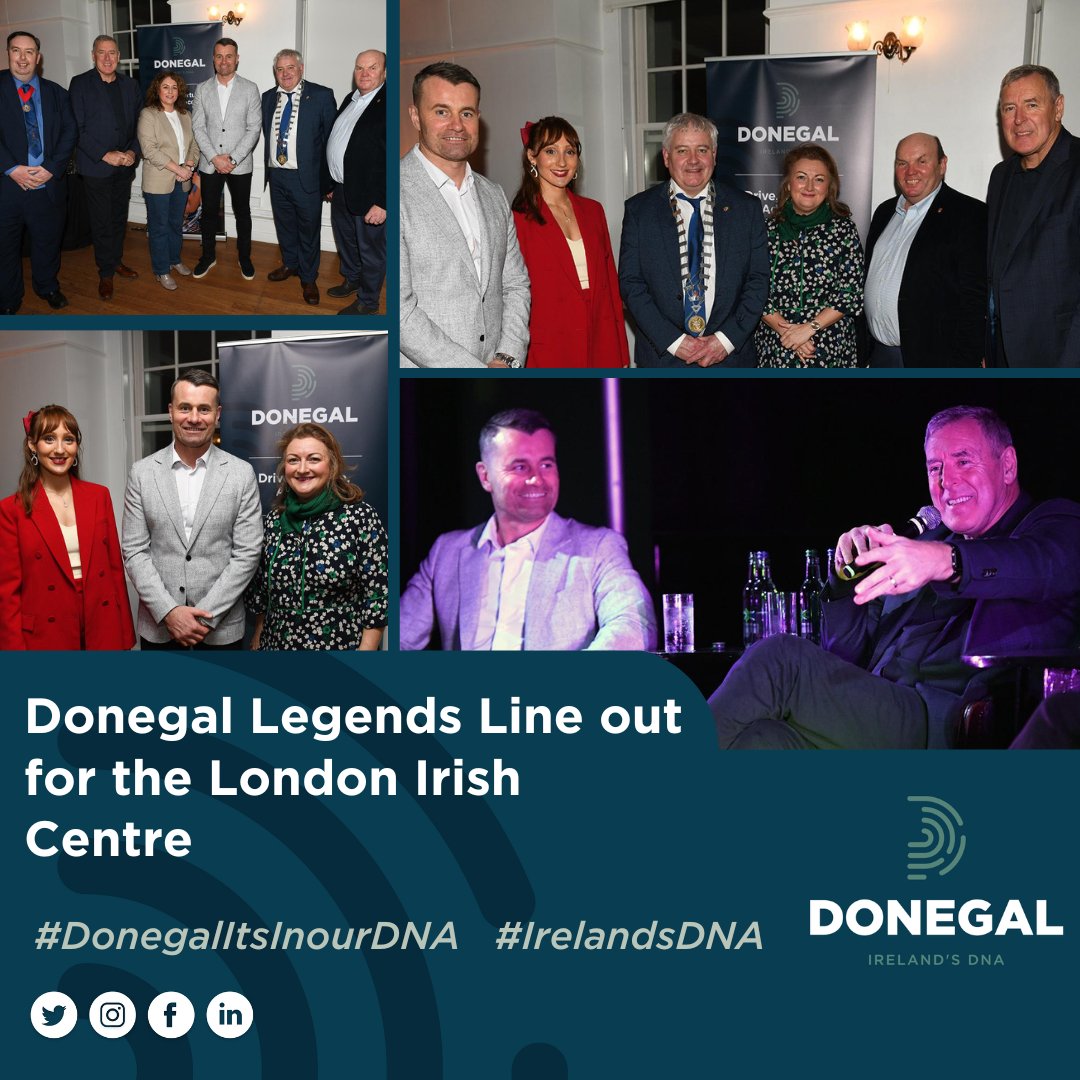 There was a packed house at the @LDNIrishCentre on Thursday night last as Donegal legends Packie Bonner and Shay Given enthralled an audience of over 300 with stories from their football career and their early years living in Donegal.💚💛 More info: lnkd.in/eS4vS3qX