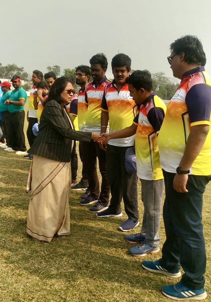 On the recommendation of the Committee on Functional Diversity, Para Cricket was organized today. Employees with functional diversity participated with full energy and zeal. Smt Ahuti Swain, D(P)ECL,appreciated the players for their efforts in the match #ParaCricket #Empowerment