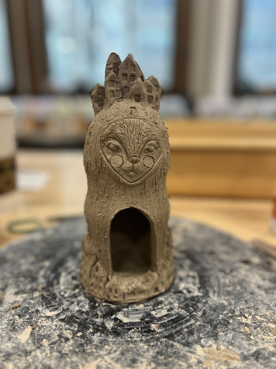 Art teacher Kevin Hibbard hosted a workshop in the ACHS ceramics room for the New York State Art Teachers Association Region 1 to learn the ceramic process called Raku from art teacher Lauren Nels who presented virtually. He provided instruction on using the pottery wheels.