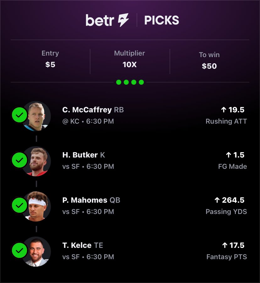 NDALiveBets's tweet photo. BETR IS NICE 🟢🔥 @betr https://t.co/DltJbzUY7u