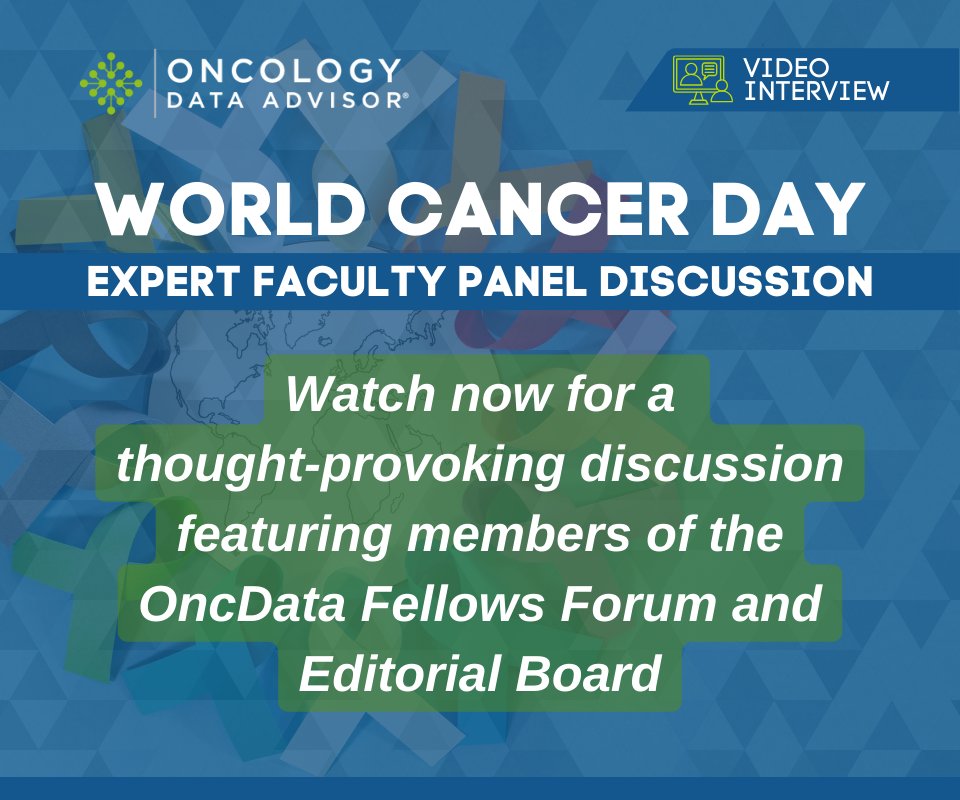 OncData's tweet image. ICYMI: On #WorldCancerDay, #OncData hosted a discussion panel about improving #cancer care #globally, including clinical trial #diversity, genetic testing, and treatment access worldwide.

Watch the video here! oncdata.com/news/world-can…

@SamuelKareffMD @WaqasHaqueMD @RichaThakurMD