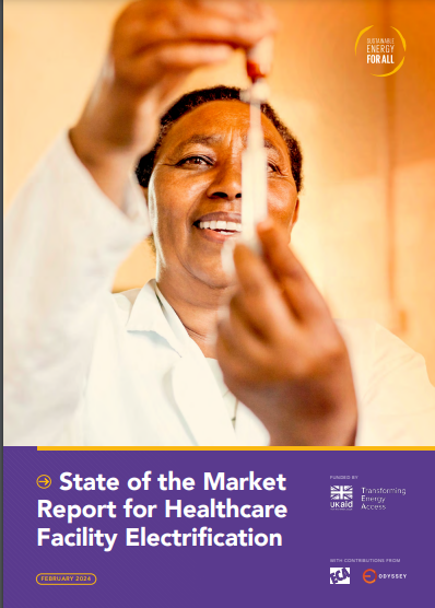 WEBINAR alert: want to learn more about trends in #poweringhealthcare, and the key findings from our recently published 'State of the Market Report'?

REGISTER HERE: seforall.org/events/state-o…

[Feb 27 at 8am EST]  (w/ @TEAEnergyAccess @SEforALLorg ) #EnergyAccess