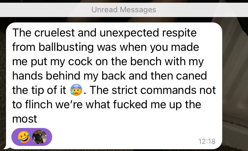 Slave t reminiscing with Me about one of his many memorable sessions under My control, don’t ever doubt it, I can be extremely Cruel when I see that spark in My slaves eyes …. Or in slave t’s case ….🥹tears in his eyes 🤣😈 #crueltobekind