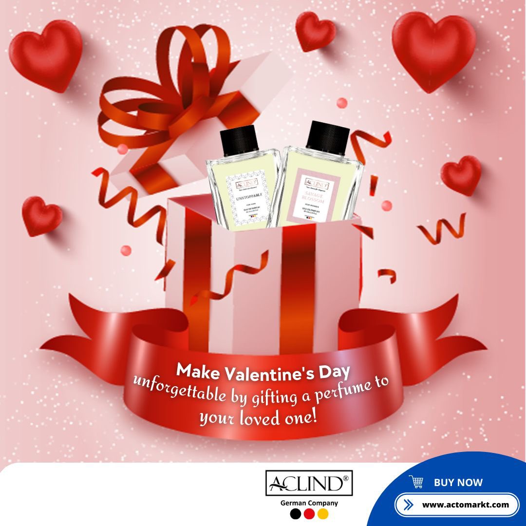 Make Valentine's Day unforgettable by gifting a perfume to your loved one! #perfume #valentinesday #valentinesdaygift #fragrance #womenperfume #menperfume #longlastingfragrance #perfumelover