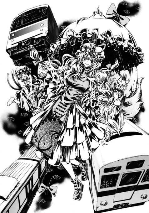 先日の月の宴ように描き下ろした東方アナログ画を本日24時にBOOTHに出品します。
https://t.co/SCvRNt9eqI 