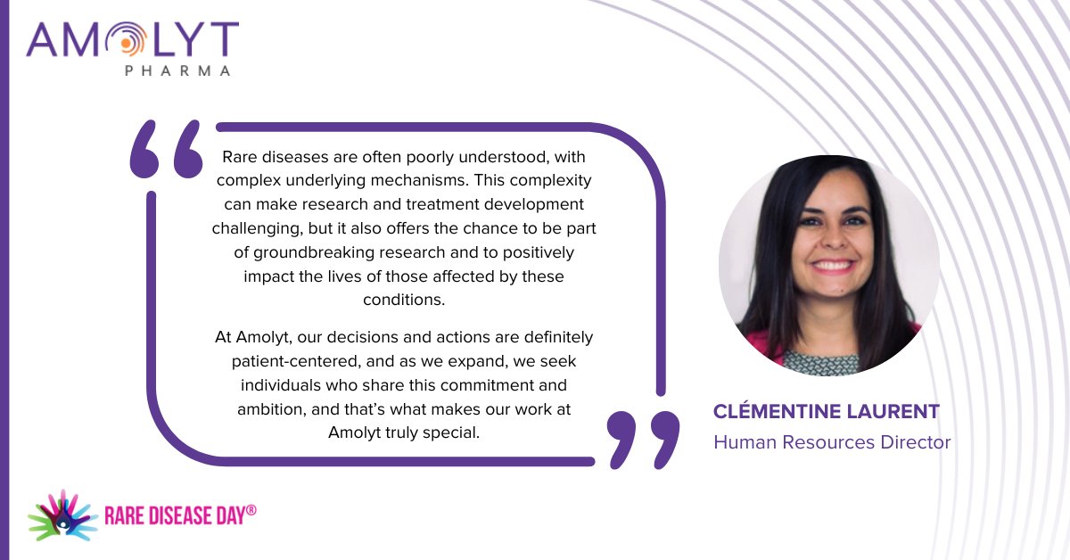 As #RareDiseaseDay approaches, we asked our HR director, Clémentine Laurent, how her work may help patients living with #RareDiseases. Check out her response below, and if you’re interested in joining our patient-centric team, apply here: brnw.ch/21wGTIG