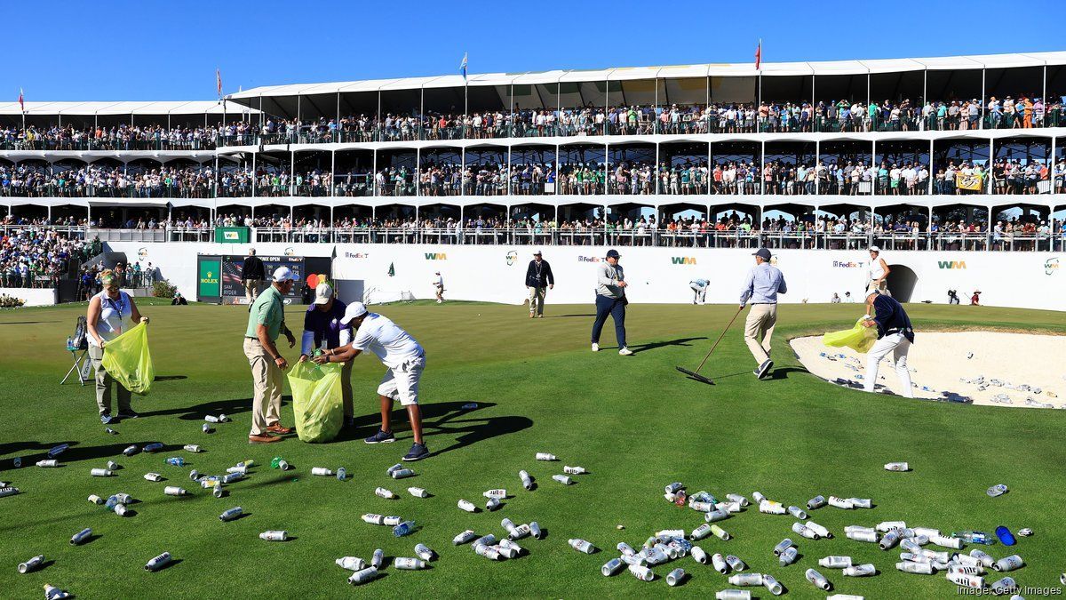 TriadBizLloyd's tweet photo. Unifi, Raleigh apparel maker Peter Millar make most of litter from WM Phoenix Open -https://t.co/56D6zgHWIP #golf #PGA #sportsbusiness #manufacturing #textiles #apparel #Repreve #recycling #sustainability #environment https://t.co/ZeOMtm4cMj