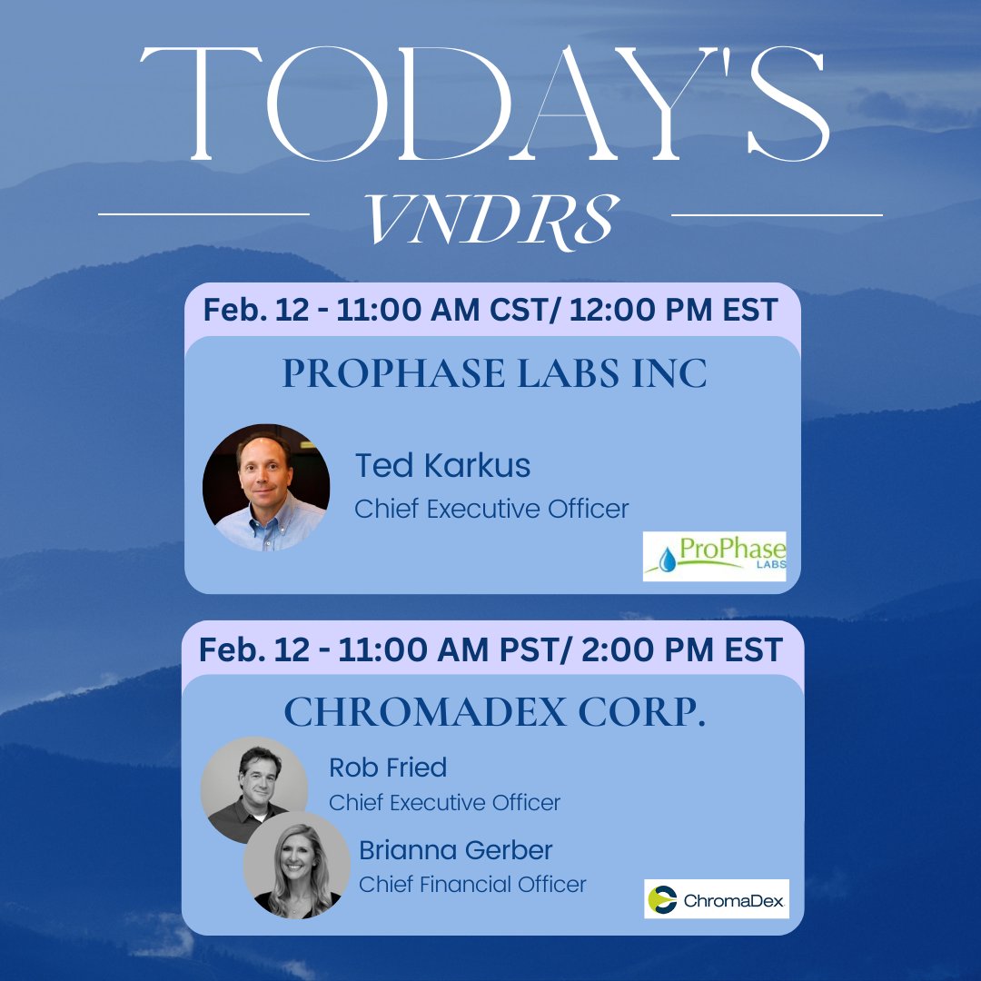 RenmarkMedia's tweet image. Be sure to catch two exciting Virtual Presentations! #RenmarkVNDR

Registrations:
PRPH: ow.ly/VCcv50QyMvL

CDXC: ow.ly/Luwa50QyMvN

#Renmark #PRPH #genomics #CDXC #NAD