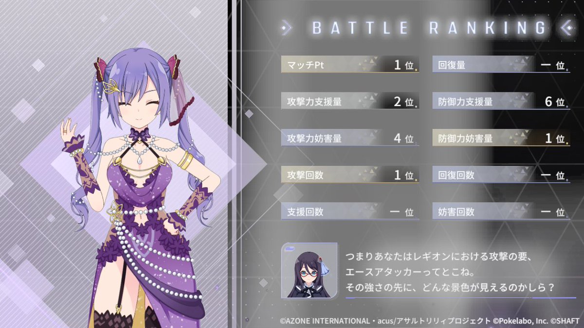 czz210311's tweet photo. レギオンマッチ貢献度

#ラスバレ https://t.co/f2r1g7TN1D