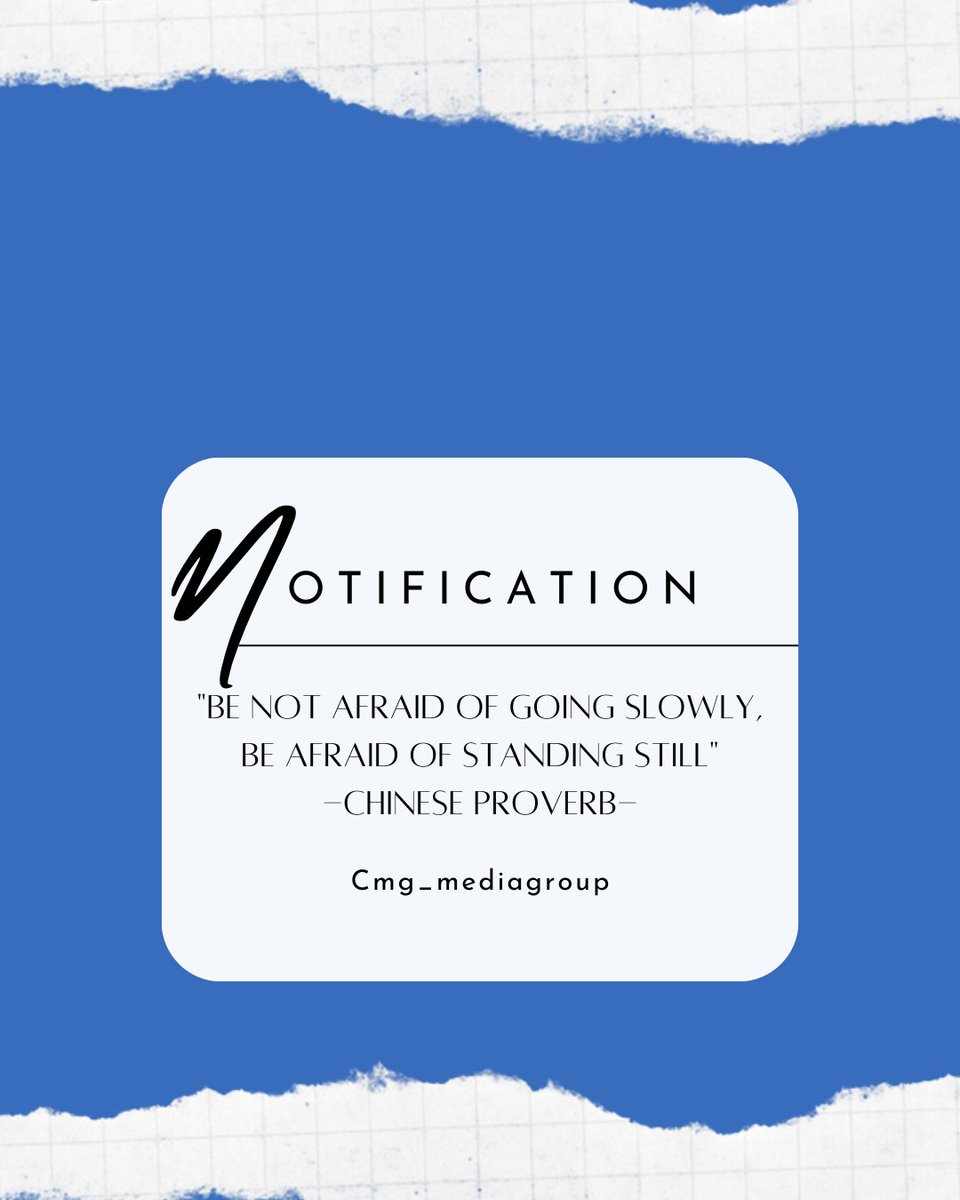 MediaCmg's tweet photo. "🌟 Happy Monday🌟

"Be not afraid of going slowly, Be afraid of standing still." 💪

Embrace progress, no matter how small. Keep moving forward towards your goals, one step at a time!

Embrace the journey with courage and determination. Progress, no matter how small. https://t.co/nIiJpasdp0