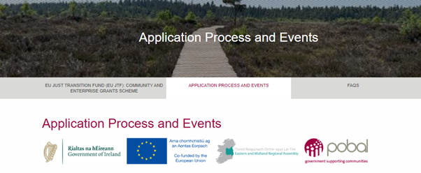 🤔Have you heard of 🇪🇺🇮🇪#EUJTF Community & Enterprise Grants Scheme? 📅Applications welcome from community, voluntary & not-for-profit organisations + SMEs in the Midlands until 22 Feb! 📹For more, watch recent application information events back here👇 pobal.ie/programmes/euj…