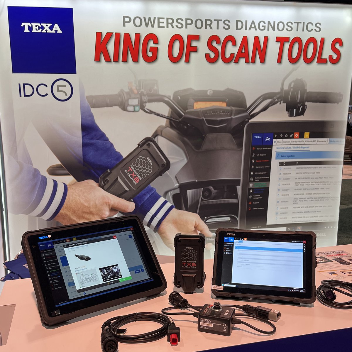 TexaUsa's tweet image. Thank you to everyone who visited the @texa_usa team @aimexpo 2024 Las Vegas! #AIMexpo

TEXA Navigator TXB Evolution VCI #TEXAtxb #TXBevolution
Advanced Diagnostics for Motorcycle / Powersports / Marine
Complete Vehicle Coverage with an OE LEVEL PROVIDER