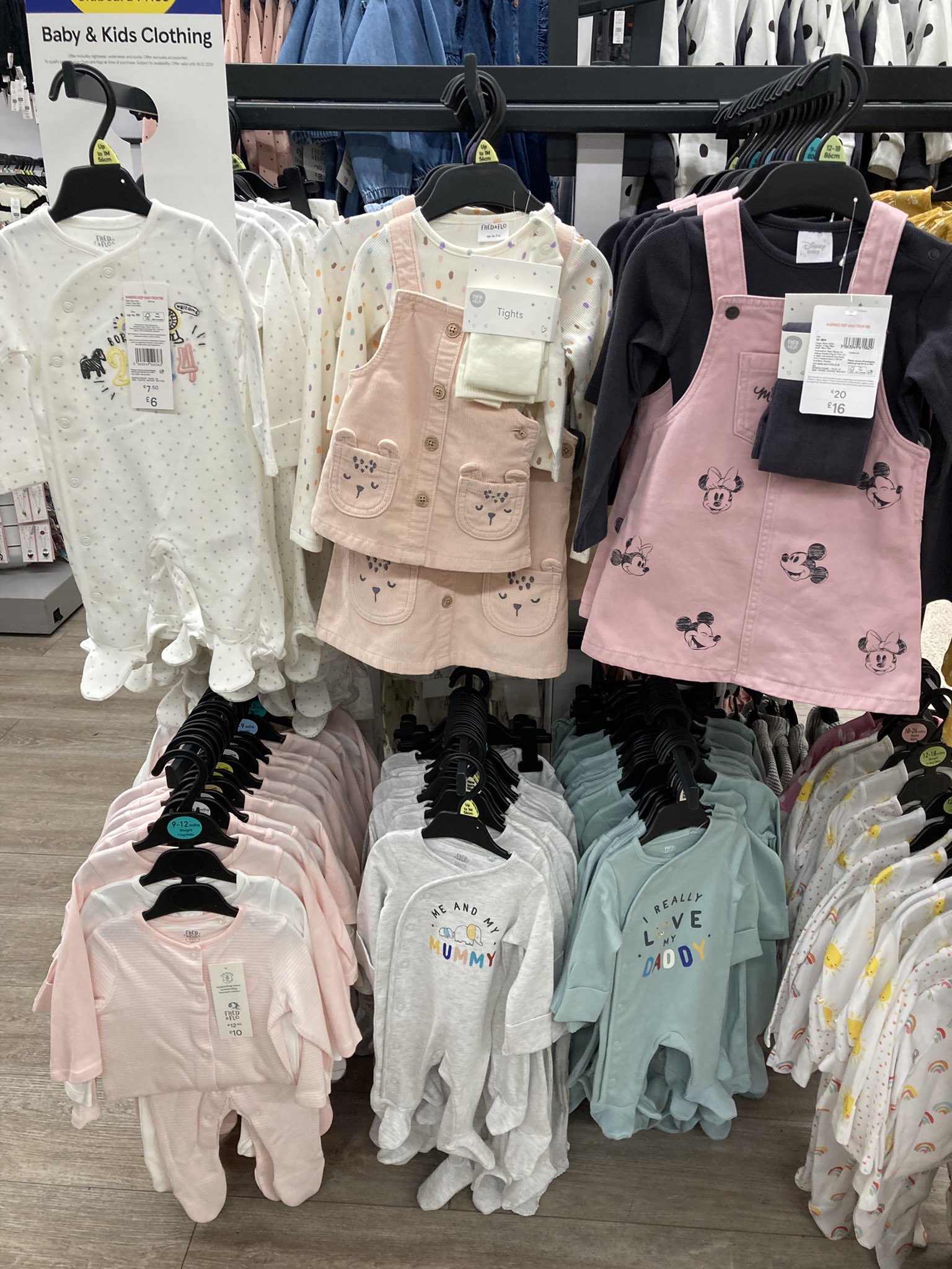 Tesco clothing baby girl sales