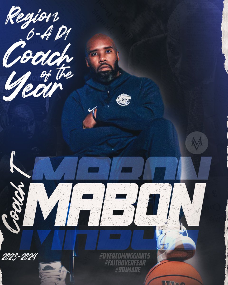 Congrats Tarrik 'Coach T' Mabon for being voted Region 6-A D1 Coach of the Year!

#FaithOverFear #WeOverMe #PTC5348 #ASAP