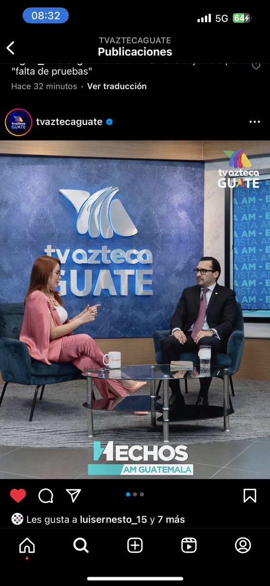 susanamorazan's tweet photo. Hoy tuve el gusto de entrevistar en #HechosAM por @AztecaGuate  a @wovalle07 Viceministro de Gobernación, conversamos sobre las acciones que llevan a cabo en la lucha frontal contra narcotráfico. Gracias por aceptar la invitación. Y a ustedes por la sintonía 🙏 https://t.co/C2RAKBmLJA