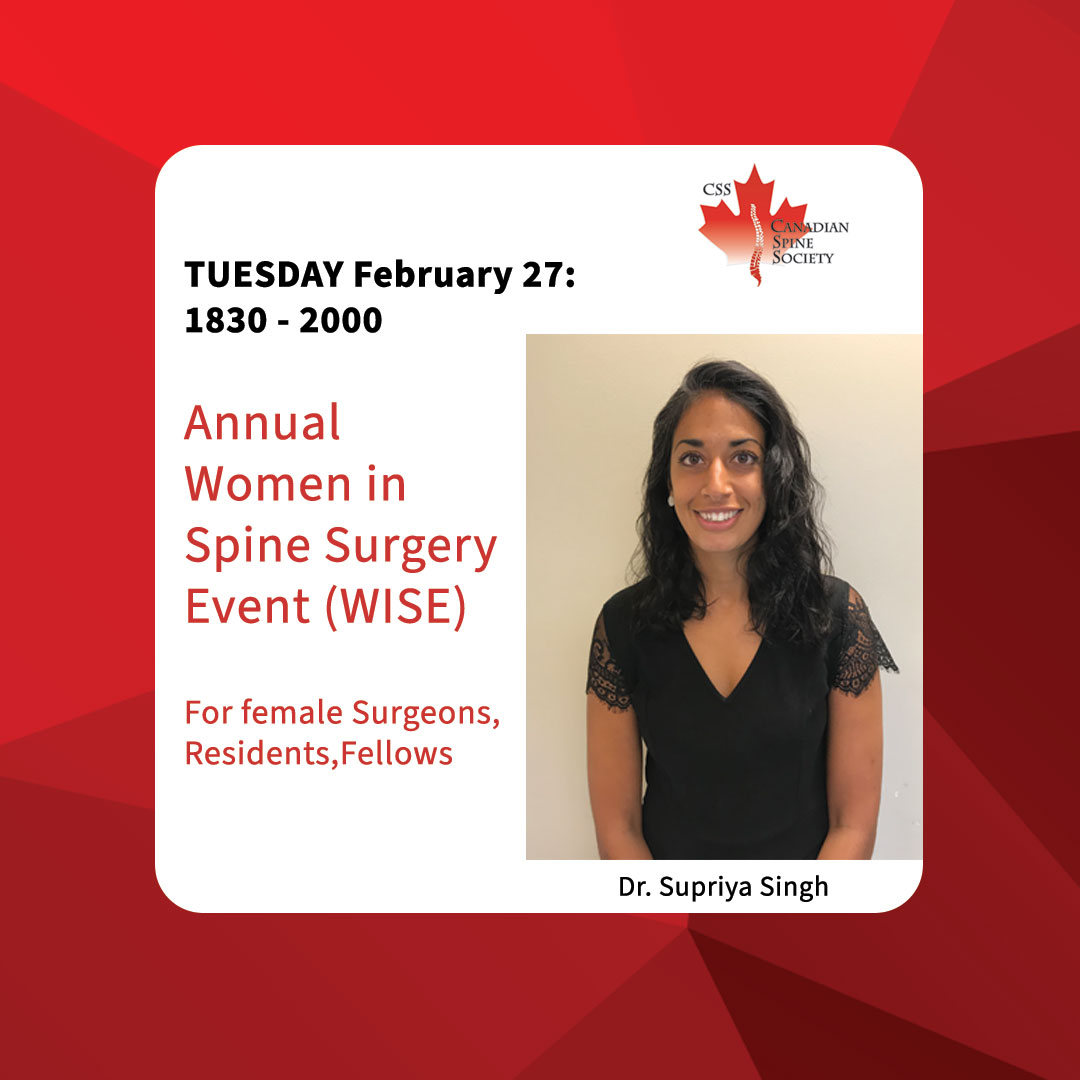 Canadian Spine Society tweet media