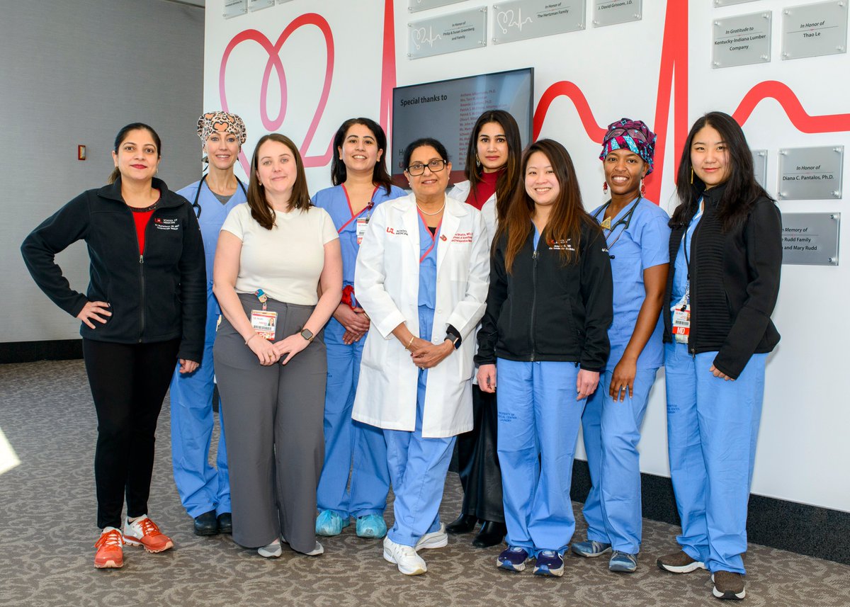 UofL Cardiology (@uoflcardiology) on Twitter photo This #HeartMonth, our #WomenInCardiology 🫀🩺unite to raise #awareness and stand together in the fight against #HeartDisease - the No. 1 killer of women. 🫶 ❤️🩹#getheartchecked #knowyournumbers #hearthealth #savingwomenshearts #GoRed #womencardiologists #OurHearts <a href="/MrinShettyMD/">Mrin Shetty🫀📸</a> This #HeartMonth, our #WomenInCardiology 🫀🩺unite to raise #awareness and stand together in the fight against #HeartDisease - the No. 1 killer of women. 🫶 ❤️🩹#getheartchecked #knowyournumbers #hearthealth #savingwomenshearts #GoRed #womencardiologists #OurHearts <a href="/MrinShettyMD/">Mrin Shetty🫀📸</a>