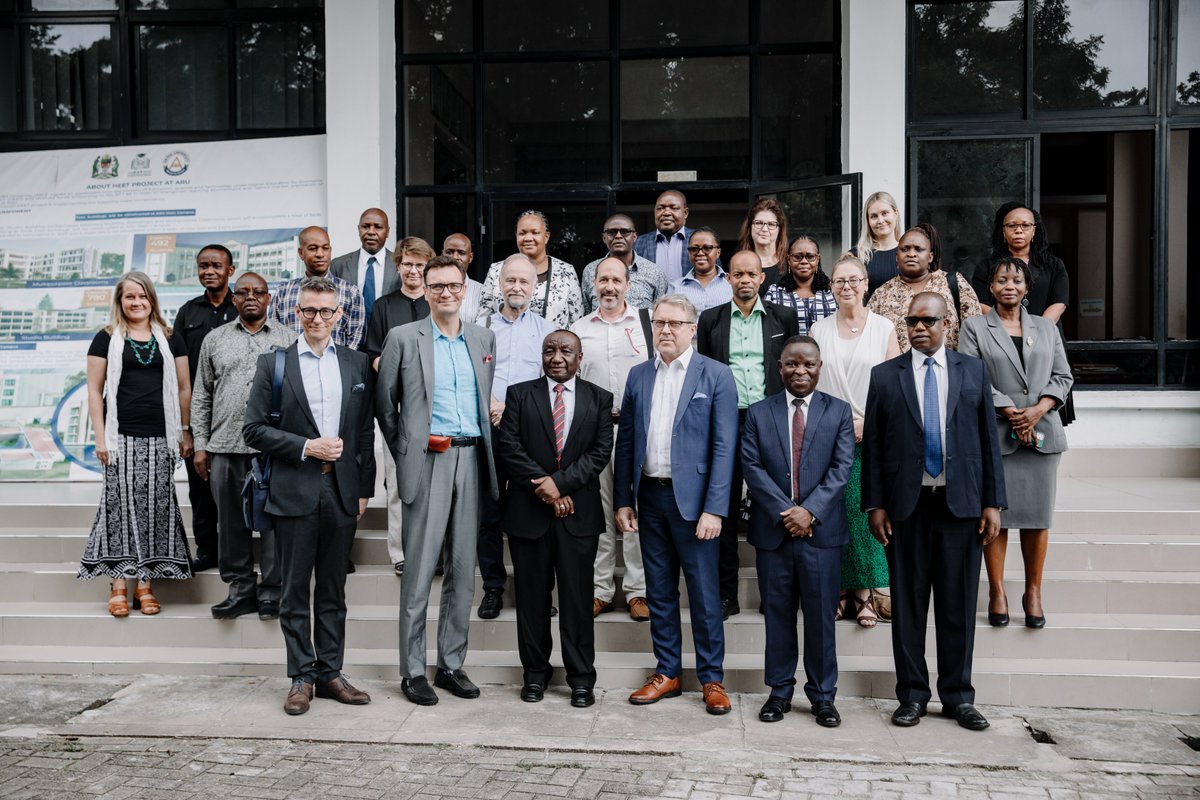 The rectors of @UniTurku @TurkuAMK and @NoviaUAS met their Tanzanian counterparts today in Dar es Salaam for a strategic discussion on the future of Finnish-Tanzanian university cooperation. @UdsmOfficial @StateSuza @MoCU2019 @SokoineU #ARU @GeoICT4e @Tanzania_RA @EDUFI_HigherEd