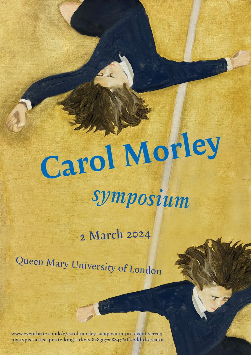 CAROL MORLEY SYMPOSIUM - Saturday 2nd March 2024, @blocqmul @FilmStudiesQMUL. Sign up to our one day symposium on the work of writer/director Carol Morley. Register here: eventbrite.co.uk/e/carol-morley…