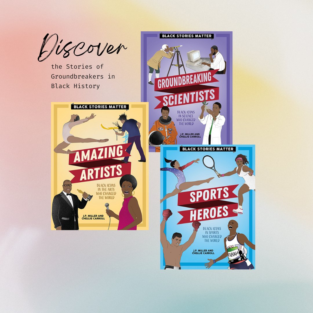 Discover the stories of groundbreakers in Black history. Written and illustrated by people of Black heritage, each title is fully illustrated with vibrant and engaging artwork throughout. crabtreebooks.com/shop/show/10105
