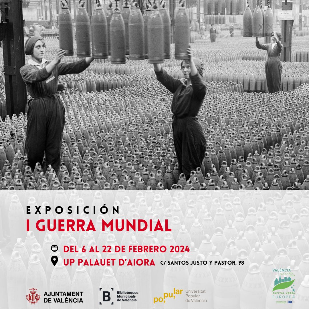 📍Una exposición descubre el papel que jugó Vicente Blasco Ibáñez en la 1ª Guerra Mundial
🏦<a href="/univ_po_pu_lar/">Universitat Popular València</a>
📅Hasta 22F

La muestra contará con actividades culturales paralelas como una charla sobre el papel de la mujer en la Gran Guerra
🗞 <a href="/radiovalencia/">Radio Valencia SER</a>
cadenaser.com/comunitat-vale…