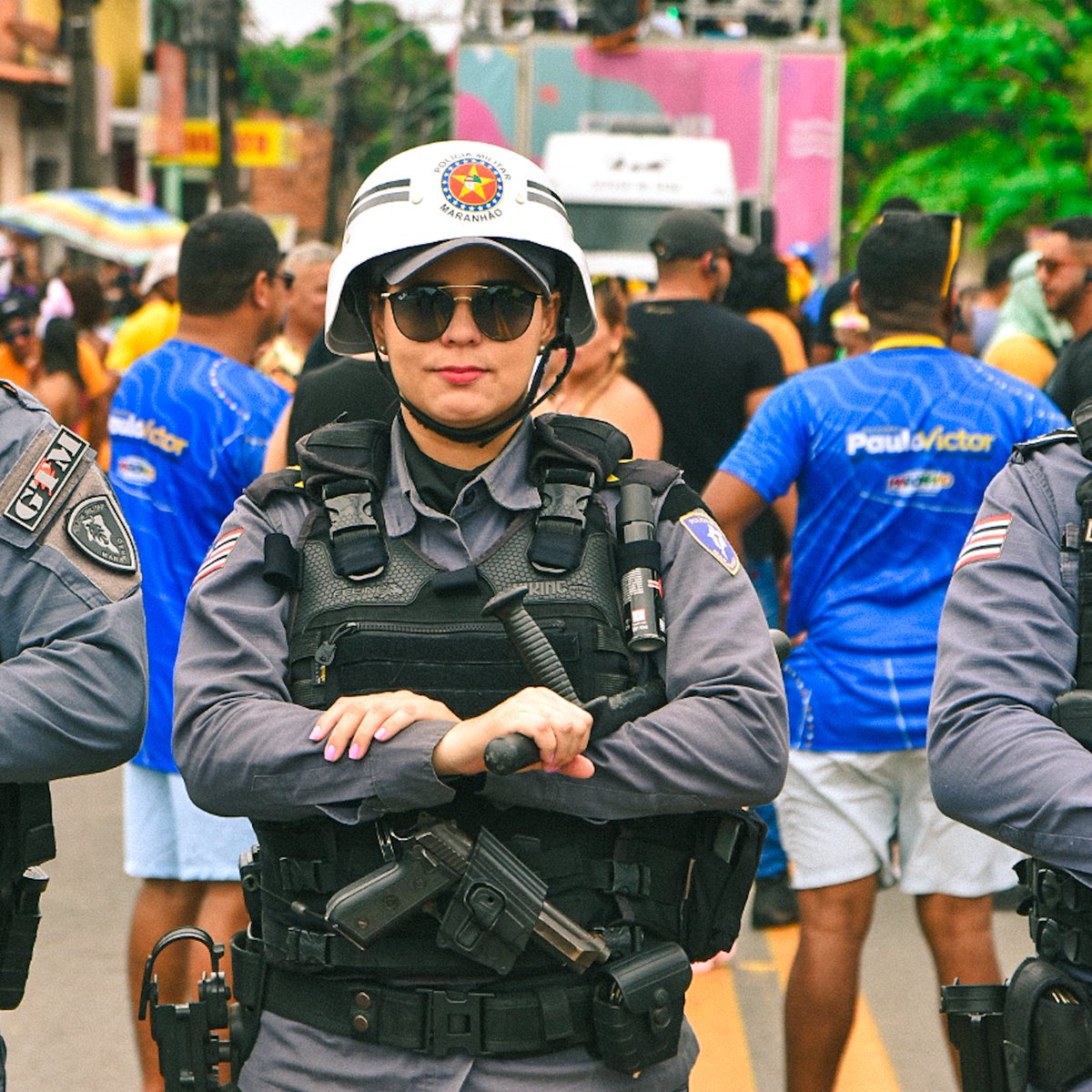 pmma_oficial's tweet photo. Prontos para mais um dia de carnaval https://t.co/GttVddwe6i
