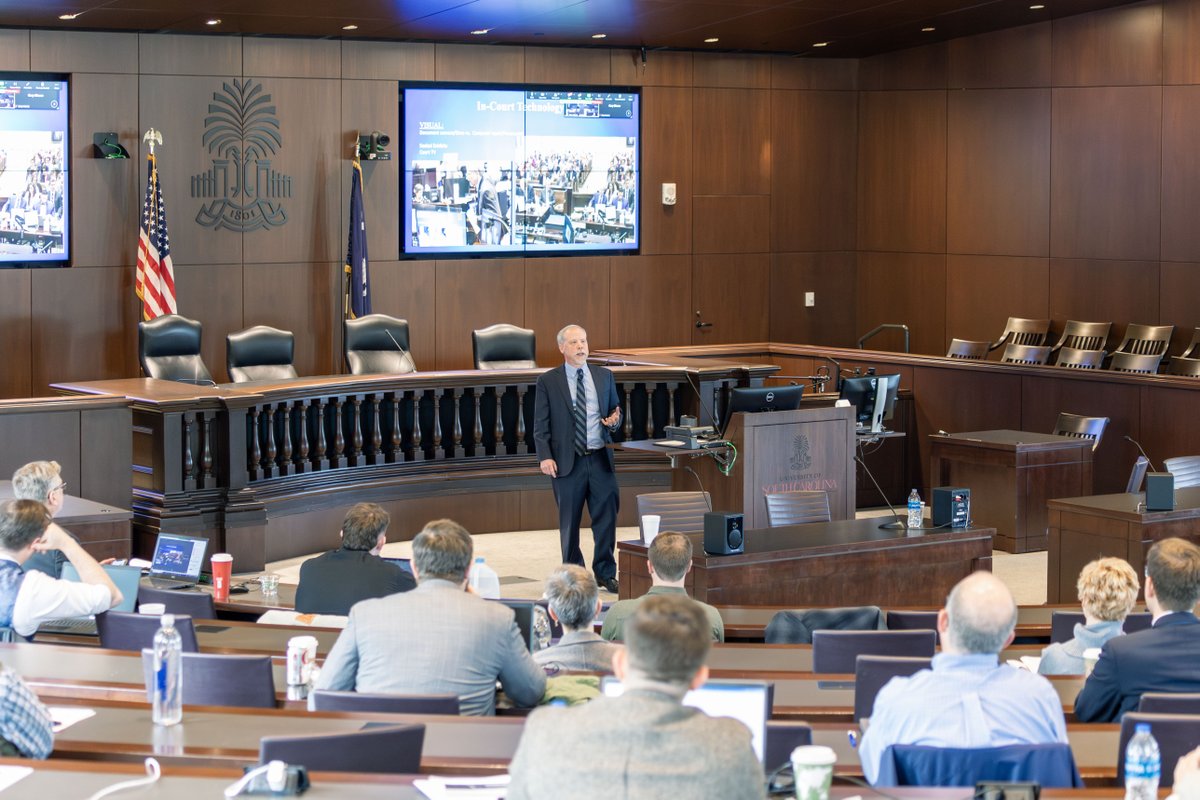Inaugural TechInLaw symposium invites attendees to consider the interplay of technology and law. Learn more here >>> uofsclaw.us/inauguraltechi…