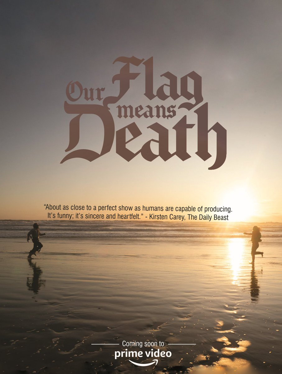 <a href="/PrimeVideo/">Prime Video</a> <a href="/PrimeVideoAUNZ/">Prime Video AU/NZ</a> The Our Flag Means Death fans are constantly engaging in both online and offline events to celebrate the show, and its cast and crew. Take advantage of that energy for Prime Video and #AdoptOurCrew! #SaveOFMD #OurFlagBBC
