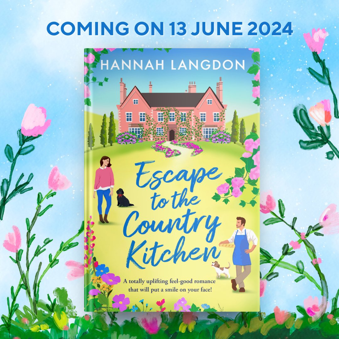 We're getting major #ValentinesDay vibes from the cover for Escape to the Country Kitchen: A totally uplifting feel-good romance that will put a smile on your face by @hmvlangdon ! It's out on 13 June, but you can pre-order NOW! Pre-order here: geni.us/362-cr-two-am