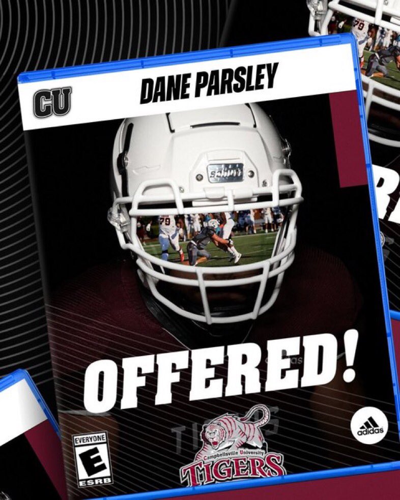 Dane Parsley (@daneparsley18) on Twitter photo Truly Blessed to receive My First Official Offer from Campbellsville University!! <a href="/CoachHBrown8/">Hunter Brown</a> <a href="/CvilleTigersFB/">Campbellsville Football</a> <a href="/Coach_Hall59/">Tanner Hall</a> <a href="/WEHSfootball1/">Warren East Football</a> Truly Blessed to receive My First Official Offer from Campbellsville University!! <a href="/CoachHBrown8/">Hunter Brown</a> <a href="/CvilleTigersFB/">Campbellsville Football</a> <a href="/Coach_Hall59/">Tanner Hall</a> <a href="/WEHSfootball1/">Warren East Football</a>