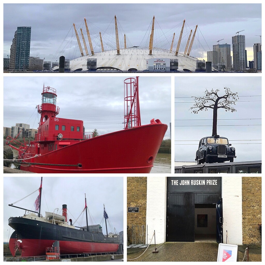 KateJMason's tweet photo. 🤗💫 Trinity Buoy Wharf - spectacular in any light! 
@trinitybuoywharf @artsTBW
@The_Big_Draw @RuskinToday @thebigdraw @ruskintoday @lightship95 @baldwinsculptor #ssrobin #ship #riverthames #theo2 #Trinitybuoywharf #johnruskinprize https://t.co/GHBVMgGGTq https://t.co/ZfB1nTlvlS