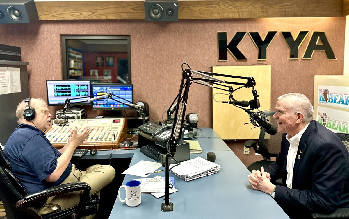 Next Stop: KYYA studio with Scott Fredricks in Billings. Thanks for having me on!