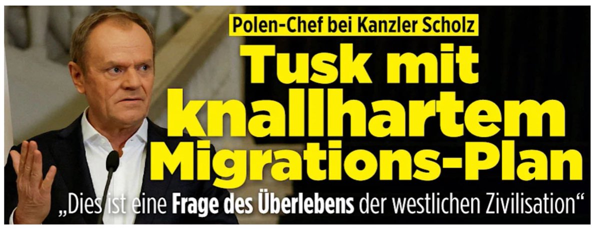 mac4ever_bb's tweet image. Für die Ampel läuft alles nach Plan: Ehe es die Mehrheit des Volkes mitbekommt, ist die in der Minderheit. Und dann geben andere hier den Ton an.

#Überfremdung ist keine Kampfvokabel vonRrechtsextremen, sondern Alltag seit mehr als einem Jahrzehnt. 

Tusk hat recht.