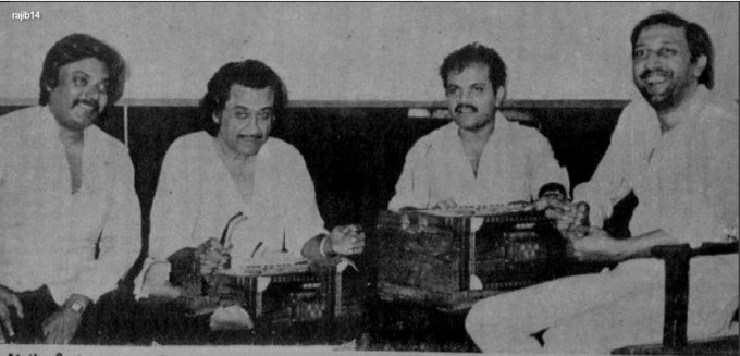 rajib14's tweet photo. @TinuAnand2  #36YearsOfShahenshah Recording of "Andheri Raaton" #KishoreKumar #AmarUtpal @SrBachchan  @DilipThakur2007 @vittalbalaji @longliveyakuza @MosesSapir @VintageMuVyz @ShubhadipMajum9 @aspalod @DrAnilLoveAB @arkomajumdaref @SirjiKiSmiley @GangulySunetra  
@GangulyAmitK https://t.co/DC5I5R3Ry3